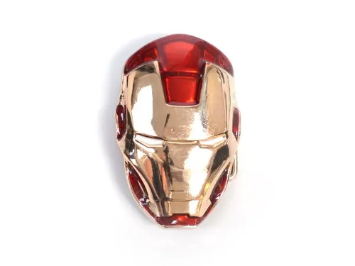 Iron man mask belt buckle - iron,