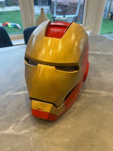 Padded iron man mask - mask, magnetic