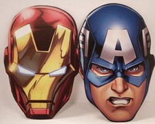 SUPERHEROES DRESS UP CARD