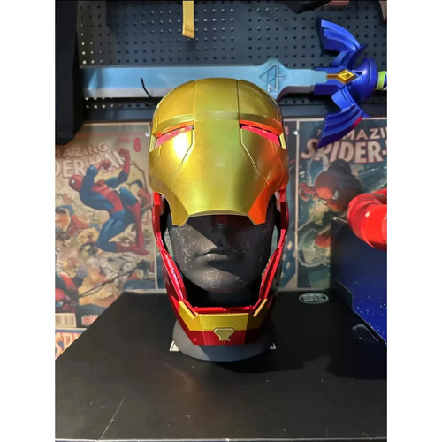 Iron man mk5 gold - iron, helmet