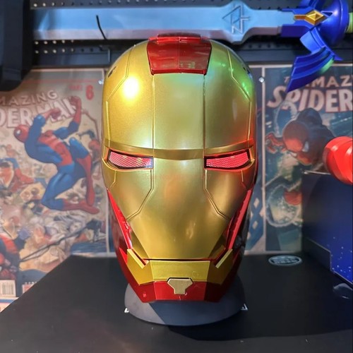 Iron man mk5 gold helmet - gold, |
