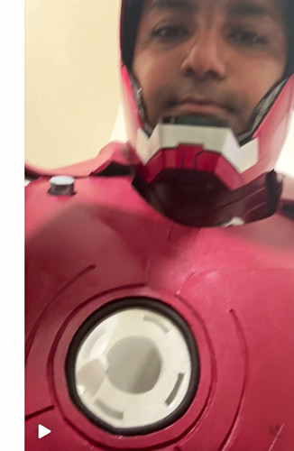 Iron man style full face - man,