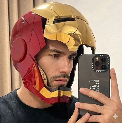 Iron man helmet - iron, auto