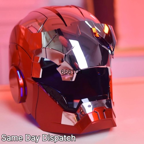 Iron man silver mk5 helmet - mk5,