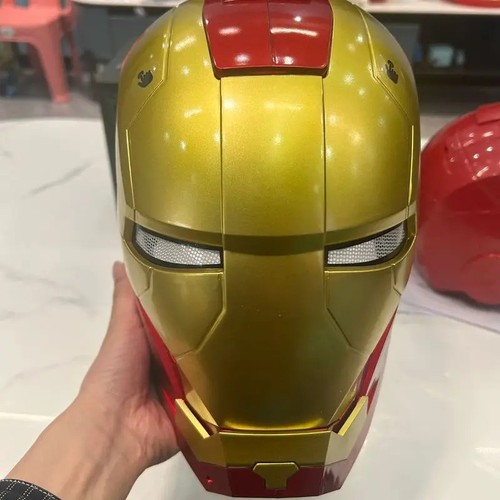 Iron man helmet - man, opening