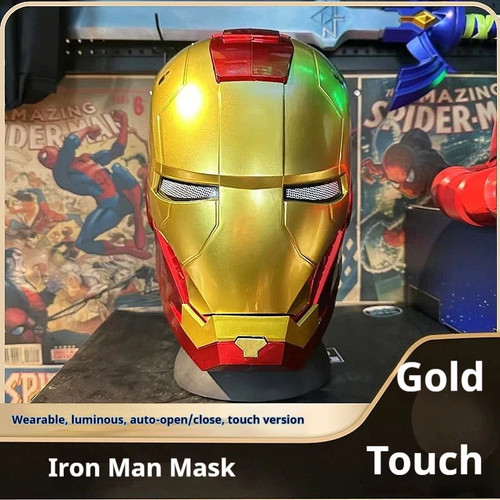 Iron man mk5 gold - man, helmet