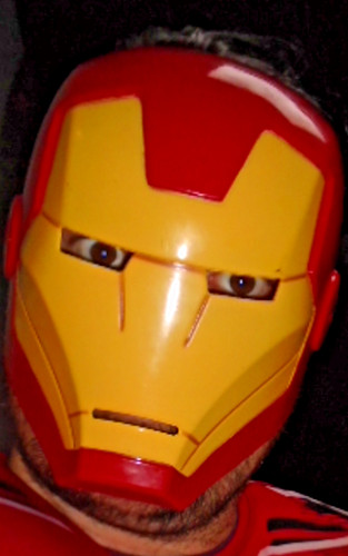 Iron man mask - man,
